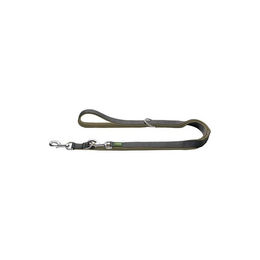 Hunter Verstellbare Führleine Maldon für Hunde in Oliv-Grün/Grau 200 cm x 1,5 cm - 200 cm – Bild 1 von 6