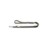 Produktbild von Hunter Verstellbare Führleine Maldon für Hunde in Oliv-Grün/Grau 200 cm x 1,5 cm - 200 cm