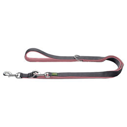Produktbild von Hunter Verstellbare Führleine Maldon Rosa Grau aus Polyester 20 mm x 200 cm