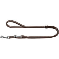 Produktbild von Hunter Verstellbare Führleine Sofia aus Kunstleder Braun 200 cm - 2 m