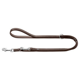 Produktbild von Hunter Verstellbare Führleine Sofia Braun aus Kunstleder 15 mm x 200 cm