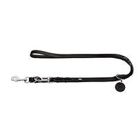 Produktbild von Hunter Verstellbare Führleine Solid Education Leder Schwarz 250 cm - 250 cm