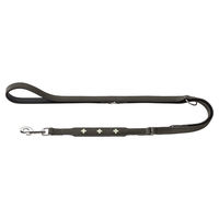 Produktbild von Hunter Verstellbare Führleine Swiss Glow Leder steingrau 200 cm