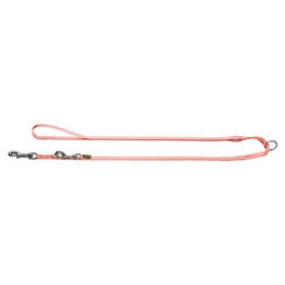 Hunter Verstellbare Führleine Tripoli aus Nylon in Rosa reflektierend 200 cm - 200 cm – Bild 1 von 10