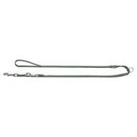 Produktbild von Hunter Verstellbare Führleine Tripoli für Hunde, Nylon, Grün, 10/200 cm, reflektierend und wasserdicht