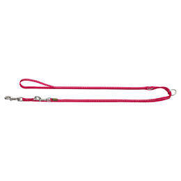 Hunter Verstellbare Führleine Tripoli Himbeer Rot Rosa Reflektierend Nylon 15/200 - 2 m – Bild 1 von 8