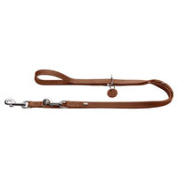 Produktbild von Hunter Verstellbare Hundeführleine Aalborg aus Rindsleder Cognac 10/200 cm - 200 cm