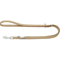 Produktbild von Hunter Verstellbare Hundeführleine Amalfi Beige Kunstleder 15/200 cm - 200 cm