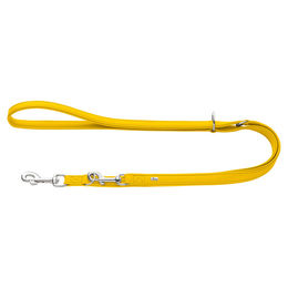 Hunter Verstellbare Hundeführleine Amalfi Gelb aus Kunstleder 20 x 200 cm – Bild 1 von 3