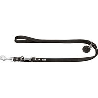 Produktbild von Hunter Verstellbare Hundeführleine aus Leder Schwarz 200 cm