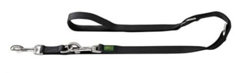 Hunter Verstellbare Hundeführleine aus Nylon Extra Long Schwarz 300 cm - 300 cm – Bild 1 von 3