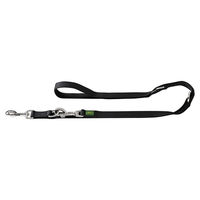 Produktbild von Hunter Verstellbare Hundeführleine aus Nylon Schwarz 300 cm XL wasserabweisend