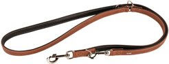 Hunter Verstellbare Hundeführleine Canadian Up aus Leder Cognac/Schwarz 20/200 – Bild 1 von 7