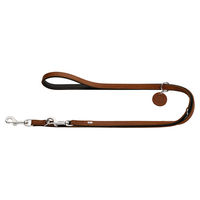 Produktbild von Hunter Verstellbare Hundeführleine Comfort aus Leder in Cognac Braun 200 cm - 200 cm