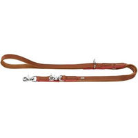 Produktbild von Hunter verstellbare Hundeführleine Garda aus Leder in Braun