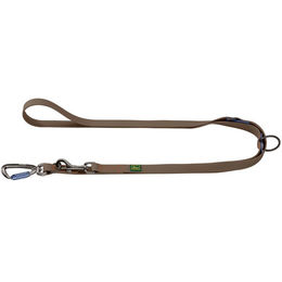 Hunter Verstellbare Hundeführleine Havanna aus Nylon in Taupe/Rauchblau 20/200 cm – Bild 1 von 2