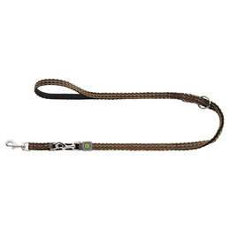 Hunter Verstellbare Hundeführleine Hilo Braun aus Nylon 15 mm x 200 cm - 200 cm – Bild 1 von 2