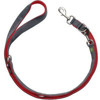 Produktbild von Hunter Verstellbare Hundeführleine Maldon aus Nylon Rot Grau 25/200 cm
