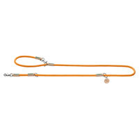 Produktbild von Hunter Verstellbare Hundeführleine Malia aus Tau und Leder apricot/natur 200 cm