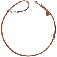 Produktbild von Hunter Verstellbare Hundeführleine München Round & Soft aus Leder Cognac 200 cm