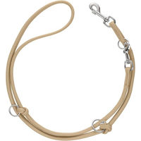 Produktbild von Hunter Verstellbare Hundeführleine Round Amalfi Beige aus Kunstleder 10/200 cm