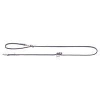 Produktbild von Hunter Verstellbare Hundeführleine Soho Round Mini aus Leder für kleine Hunde und Welpen Flieder-Grau 200 cm