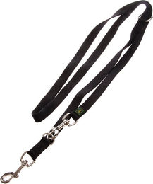 Hunter Verstellbare Hundeleine aus Nylon Schwarz 20 mm breit und 200 cm lang - 2 m – Bild 1 von 3