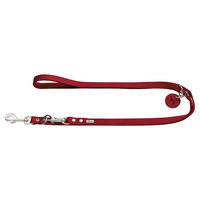 Produktbild von Hunter Verstellbare Hundeschleppleine aus Leder rot 200 cm - 200 cm