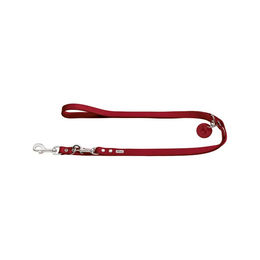 Hunter Verstellbare Hundeschleppleine aus Leder Rot 200 cm - 200 cm – Bild 1 von 13