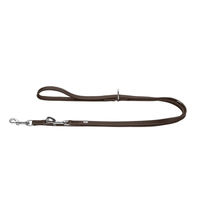 Produktbild von Hunter Verstellbare Leder Führleine Arizona Up Braun 1,8 cm x 200 cm