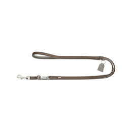 Produktbild von Hunter Verstellbare Leder Führleine Lucca Walnuss Grau 15/200