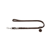 Produktbild von Hunter Verstellbare Leder Führleine Solid Education Braun 200 cm - 200 cm