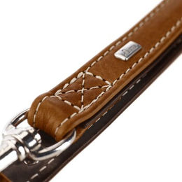 Hunter Verstellbare Leder Führleine Tara Braun 200 cm - 200 cm – Bild 1 von 3