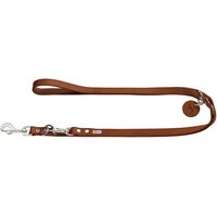 Produktbild von Hunter Verstellbare Leder Schleppleine Braun 200 cm - 200 cm