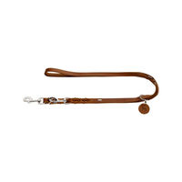 Produktbild von Hunter Verstellbare Leder-Schleppleine Solid Education Braun 250 cm - 250 cm