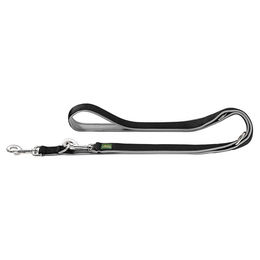 Produktbild von Hunter Verstellbare Schleppleine aus Nylon mit Neoprenpolsterung Schwarz/Grau 15 mm x 300 cm