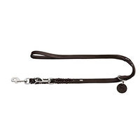Produktbild von Hunter Verstellbare Schleppleine Solid Education aus Leder Braun 18/250cm - 2,5 m