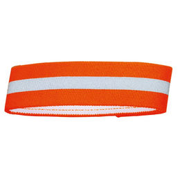 Produktbild von Hunter Warnband aus Nylon mit Klettverschluss Orange Größe M für Riesenrassen