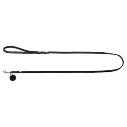 Produktbild von Hunter Welpenleine Aalborg Leder Schwarz 140 cm