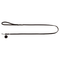 Produktbild von Hunter Welpenleine Aalborg Leder Schwarz 140 cm