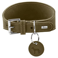 Produktbild von Hunter Windhundhalsband Aalborg aus Leder in Grün Größe S-M