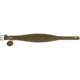 Hunter Windhundhalsband Aalborg aus Leder Schwarz Größe M – Bild 1 von 3