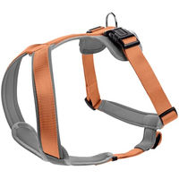 Produktbild von Hunter Y-Geschirr für Hunde aus Neopren und Nylon in Kupfer/Grau Größe M