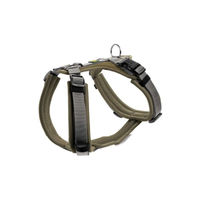 Produktbild von Hunter Y-Geschirr Maldon für Hunde aus Nylon in Oliv-Grün/Grau Größe XS-S