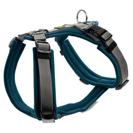 Hunter Y-Geschirr Maldon Mesh für Hunde Türkis/Grau Größe S-M – Bild 1 von 2