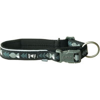 Produktbild von Hurtta Bare Halsband für Hunde aus Neopren und Nylon in Schwarz Grau 55-65 cm