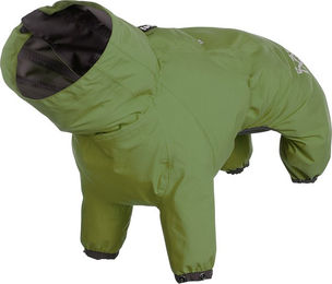 Produktbild von Hurtta Bare Regenoverall für Hunde Pine Grün mit 40 cm Rückenlänge