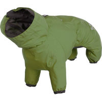 Produktbild von Hurtta Bare Regenoverall für Hunde Pine Grün mit 40 cm Rückenlänge