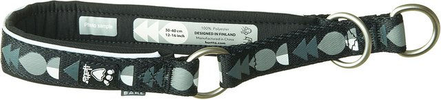 Produktbild von Hurtta Bare Zug-Stopp Erziehungshalsband für Hunde Schwarz 35 mm breit 45 - 55 cm Halsumfang