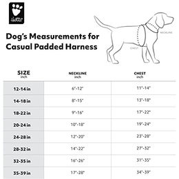 Hurtta Casual Hundegeschirr Rot mit Neopren 12-14 Zoll – Bild 1 von 4